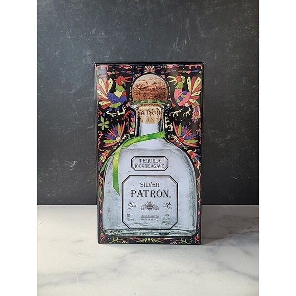 Silver PATRON Tequila Limited Edition EMPTY Collector Tin Box - Picture 1 of 10